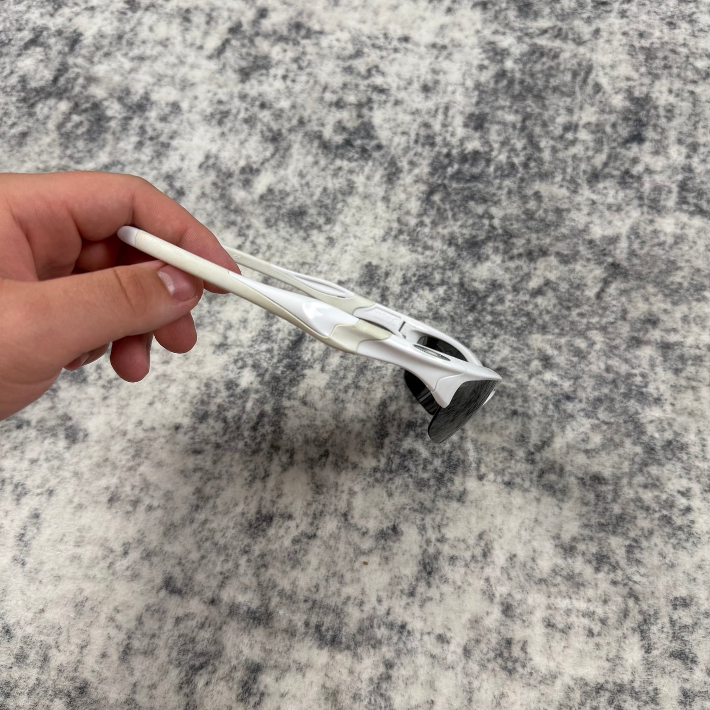 Oakley Half Jacket Polarized ʼWhite’ Sunglasses