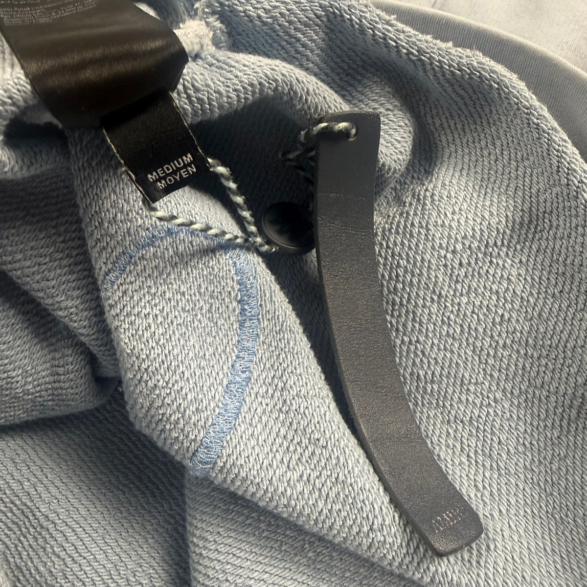 AMIRI Cotton Bleach Bandana ‘Blue’ Hoodie