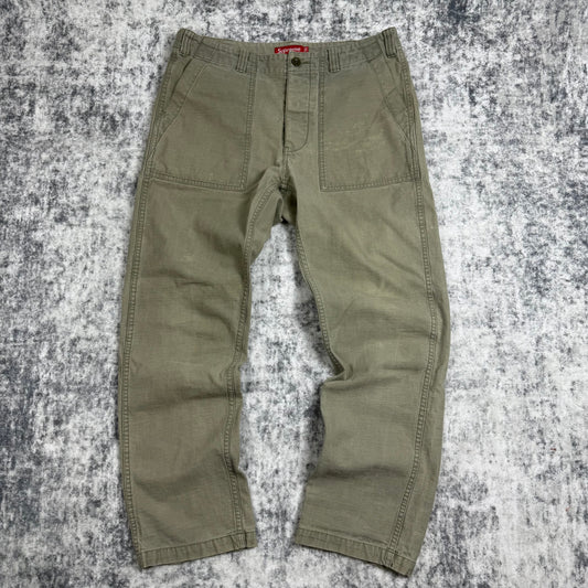 Supreme Cargo Khakis Military ‘Green’ Pants