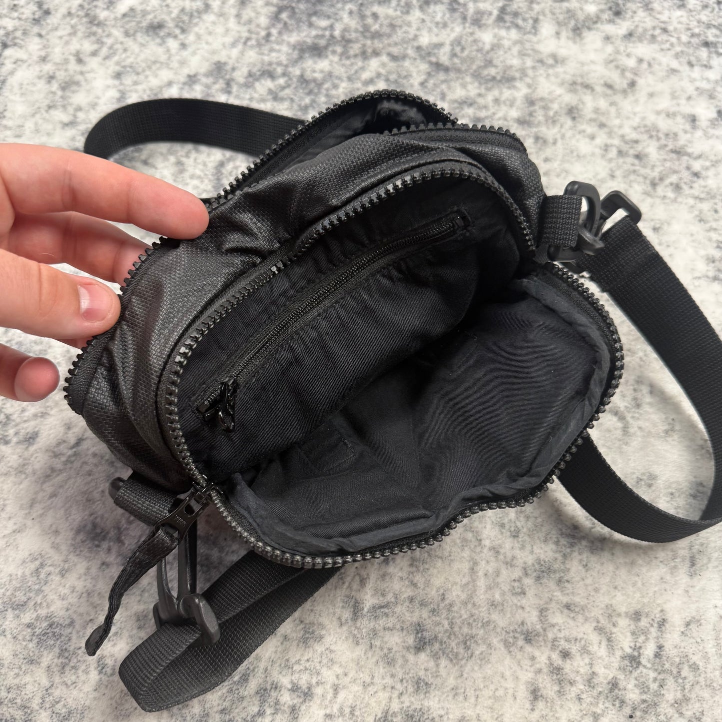 Stone Island Patch ‘Black’ Shoulder Bag