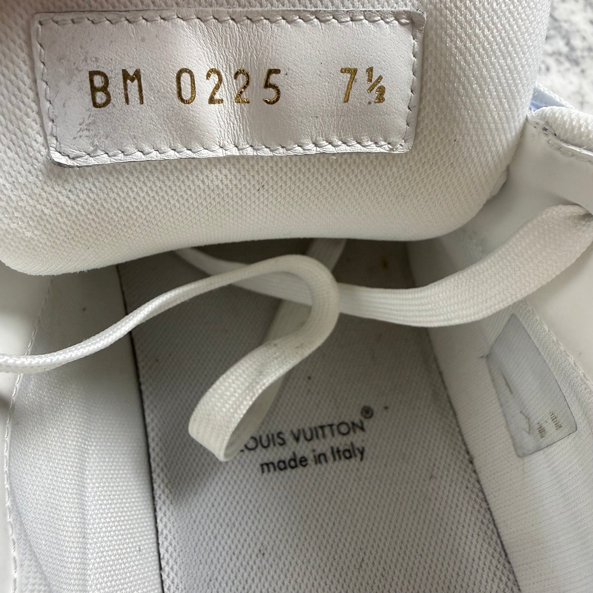 Louis Vuitton Sky Blue Strap Trainers Shoes