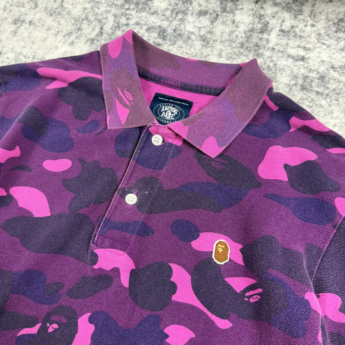 Bape “Design and Assembly” Camo ‘Purple’ T-Shirt