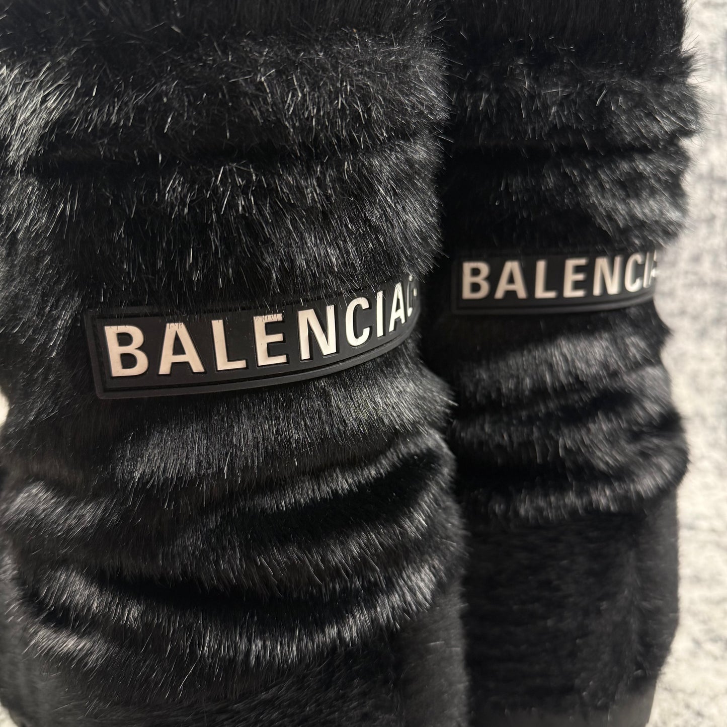 Balenciaga Alaska Furry Ski ‘Black’ Boots