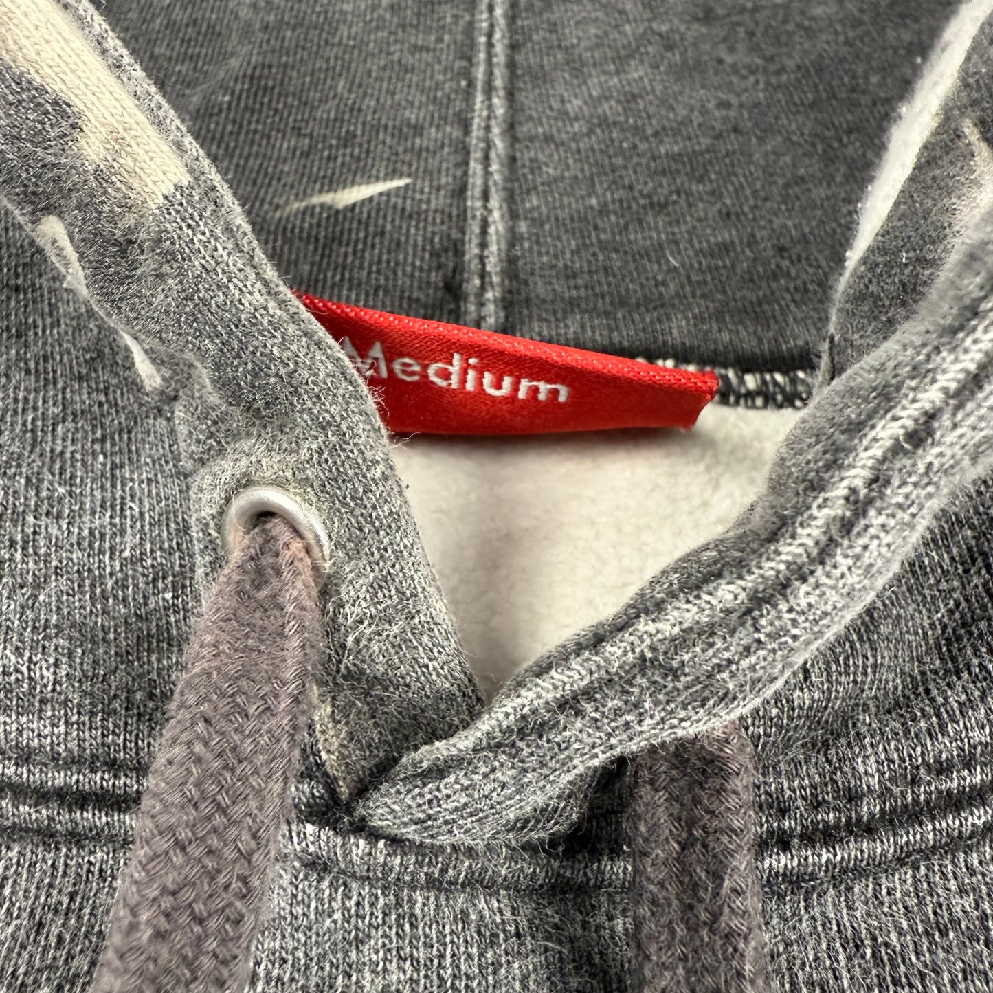 Supreme FW20 Studded Collars ‘Gray’ Hoodie