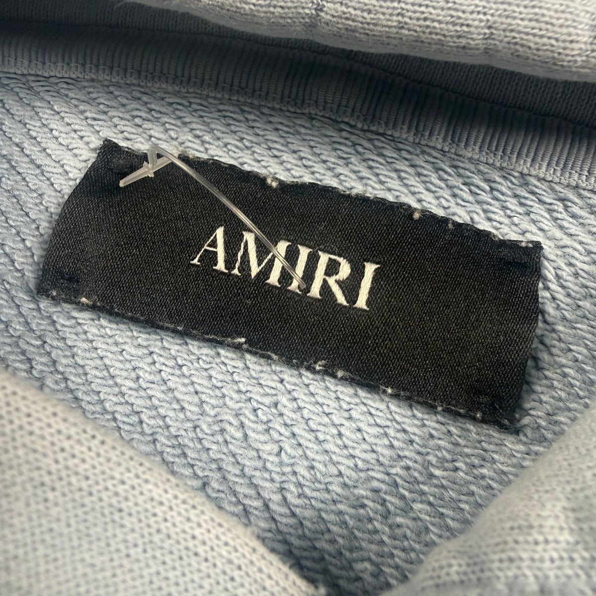 AMIRI Cotton Bleach Bandana ‘Blue’ Hoodie