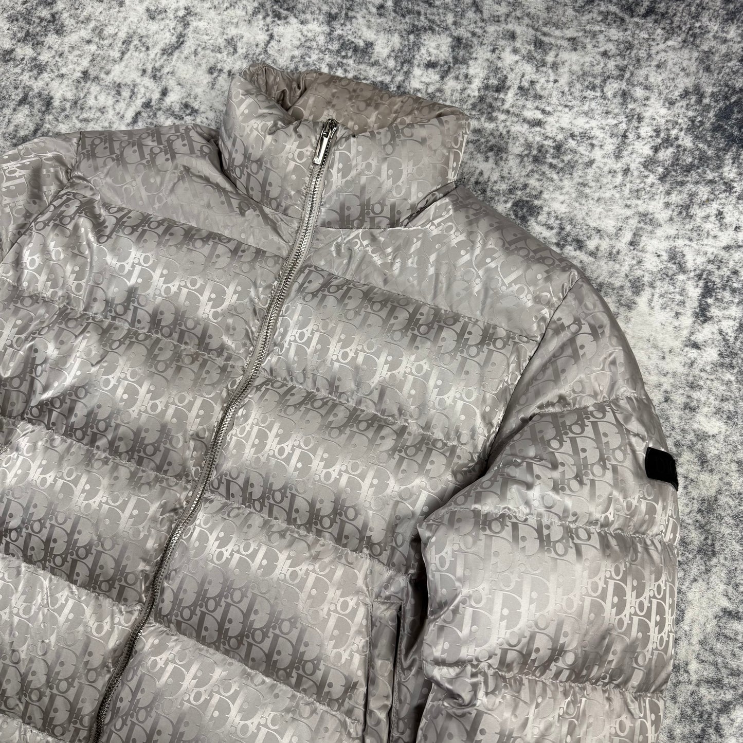 Dior Oblique ‘Silver’ Down Jacket