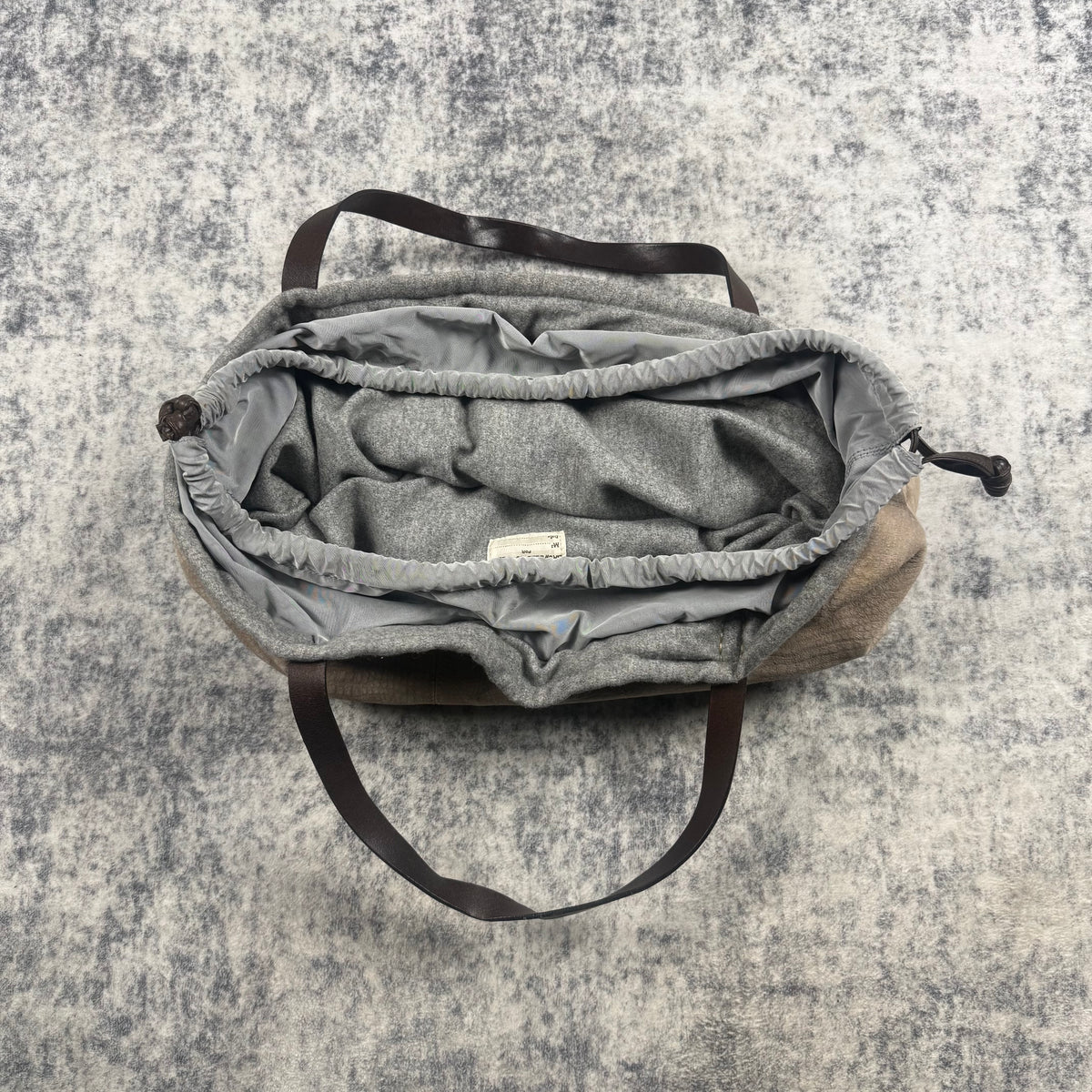 Brunello Cucinelli Beige Croc Embossed Leather Oversized Tote Bag