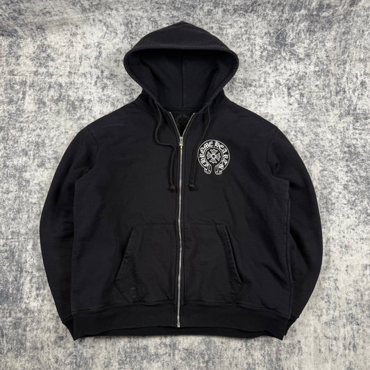 Chrome Hearts Los Angeles Thermal Horseshoe ‘Black’ Zip Hoodie
