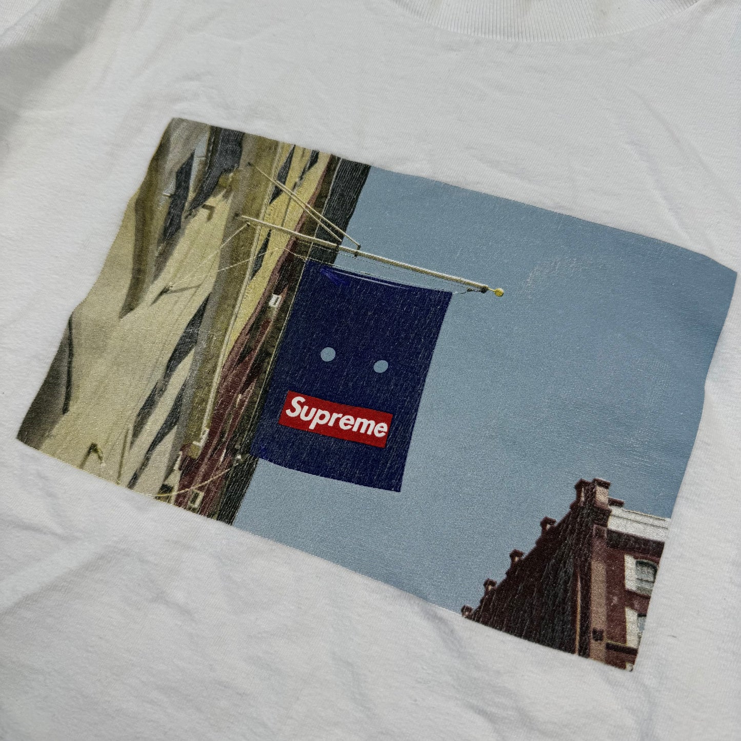 Supreme FW19 Banner ‘White’ T-Shirt