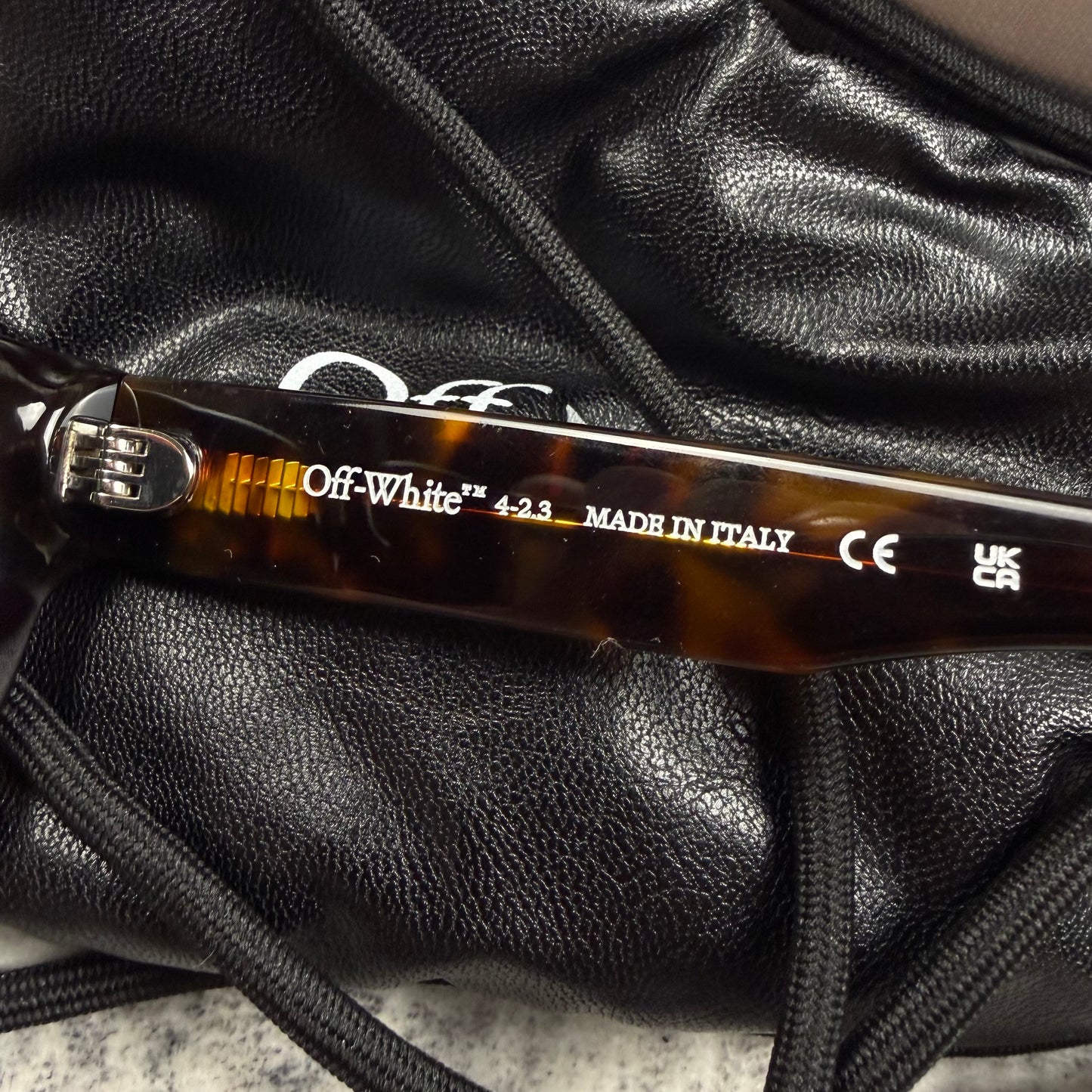 OFF-WHITE Virgil Square Frame Sunglasses
Brown Turtleshell/Havana Green