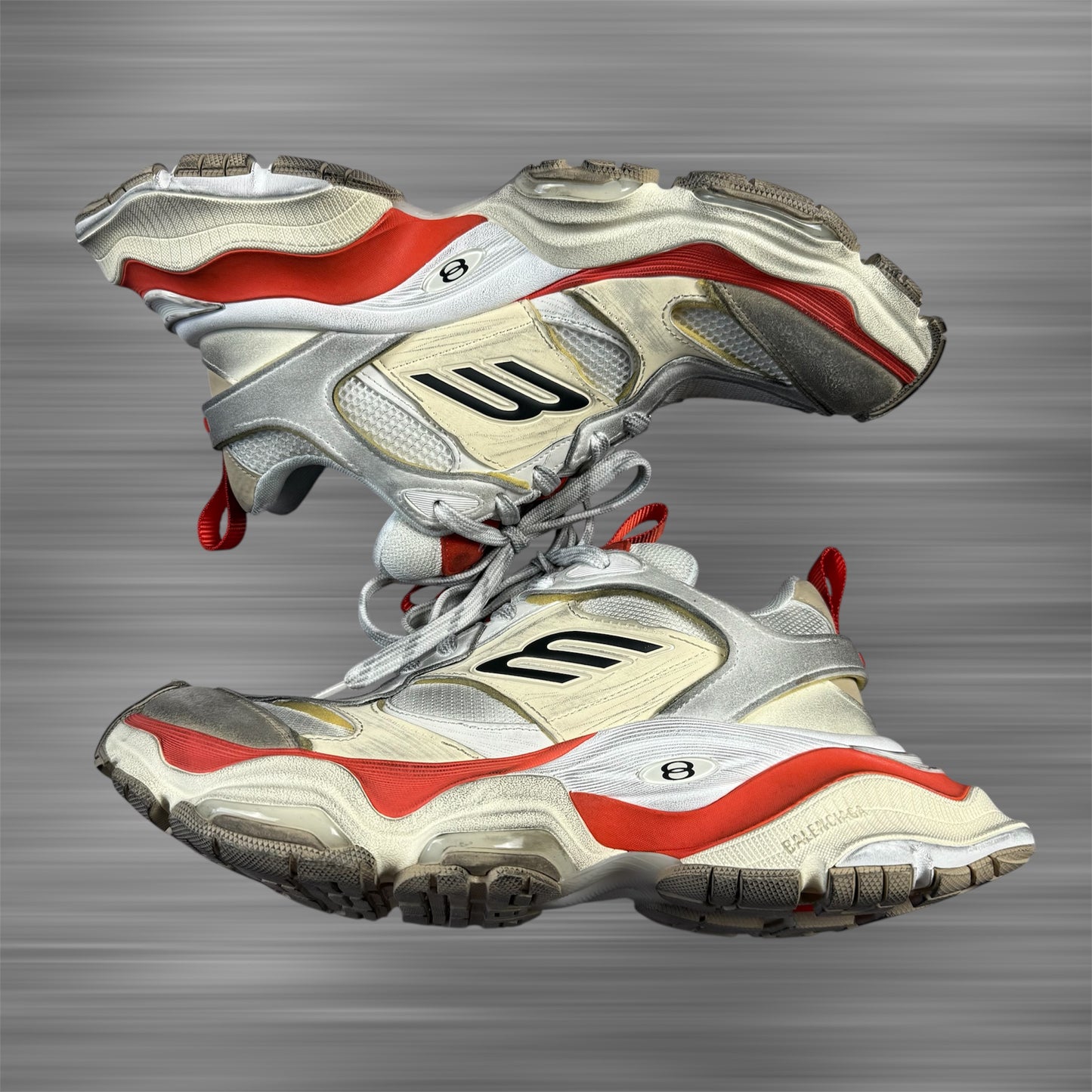 Balenciaga Cargo Distressed ‘Red/White’ Shoes