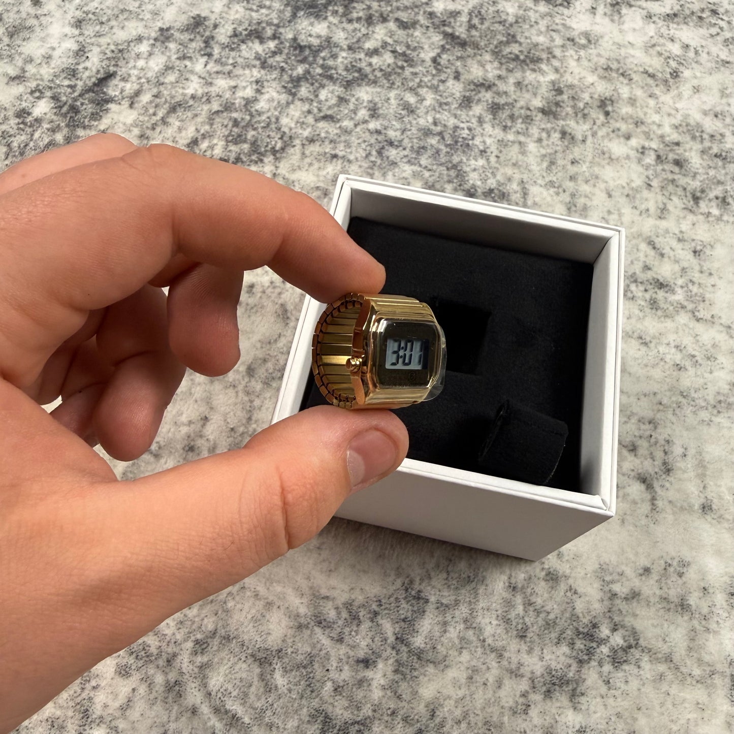 MM6 Maison Margiela x Timex Gold T80 Ring Watch