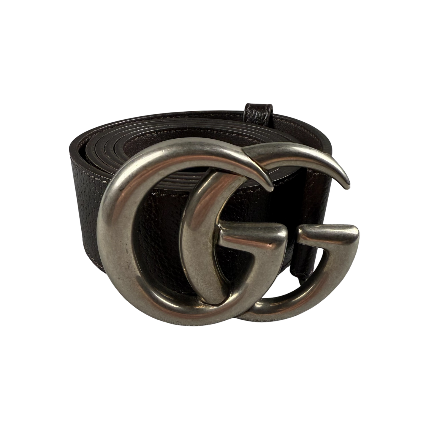 GUCCI GG-Buckle ‘Black’ Leather Belt