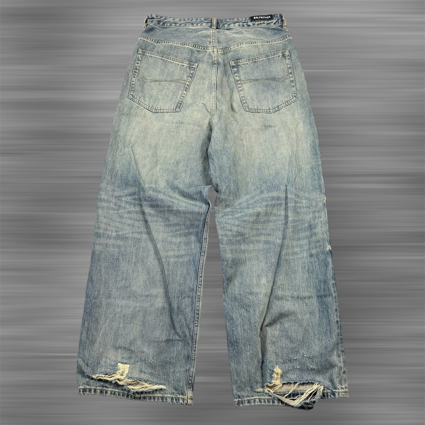 Balenciaga SS24 Light Wash Baggy Jeans