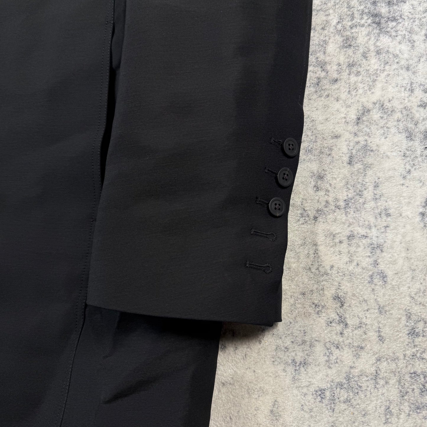 Rick Owens SS25 Hollywood Officer ‘Black’ Coat