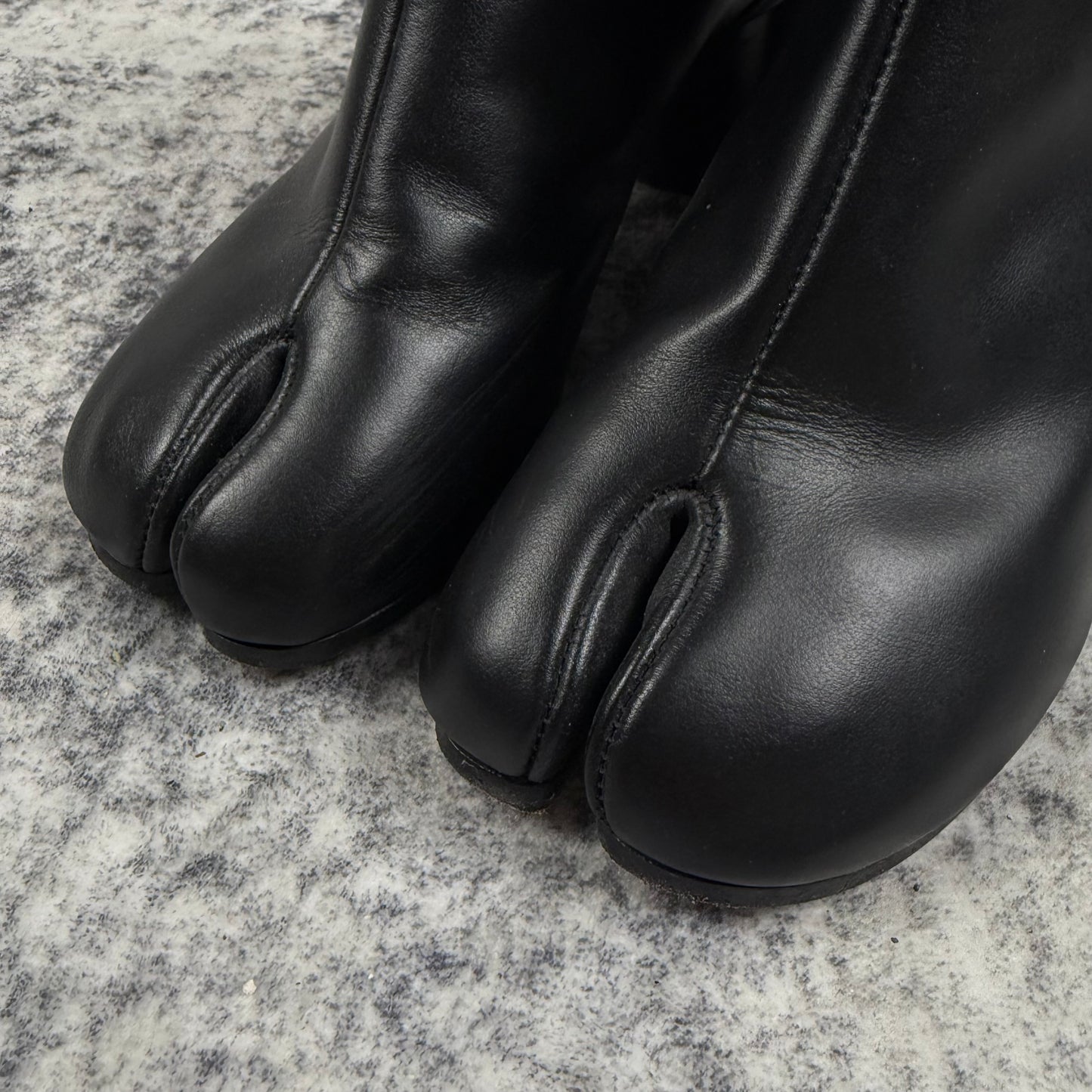 Maison Margiela Tabi Leather Ankle ‘Black’ Boots