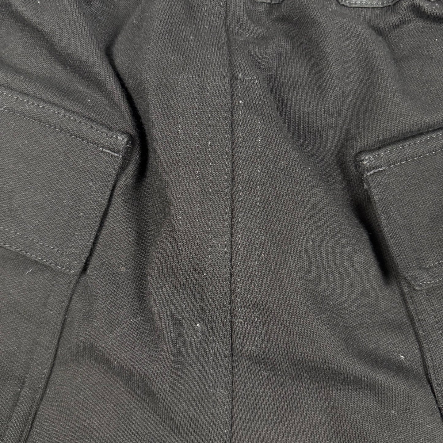 Rick Owens SS25 Mastodon Megacargo ‘Black’ Sweatpants