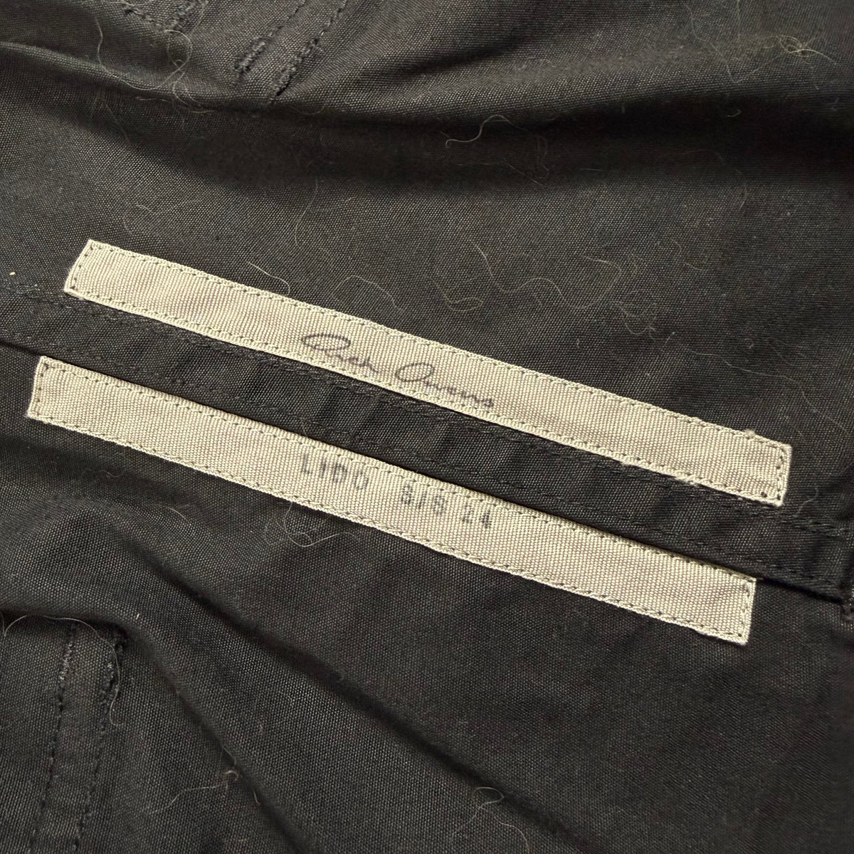 Rick Owens SS/24 Lido Stefan Cargo ‘Black’ Pants