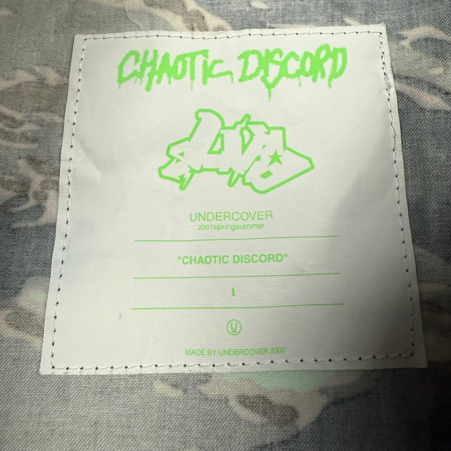 Undercover Camo Jacket