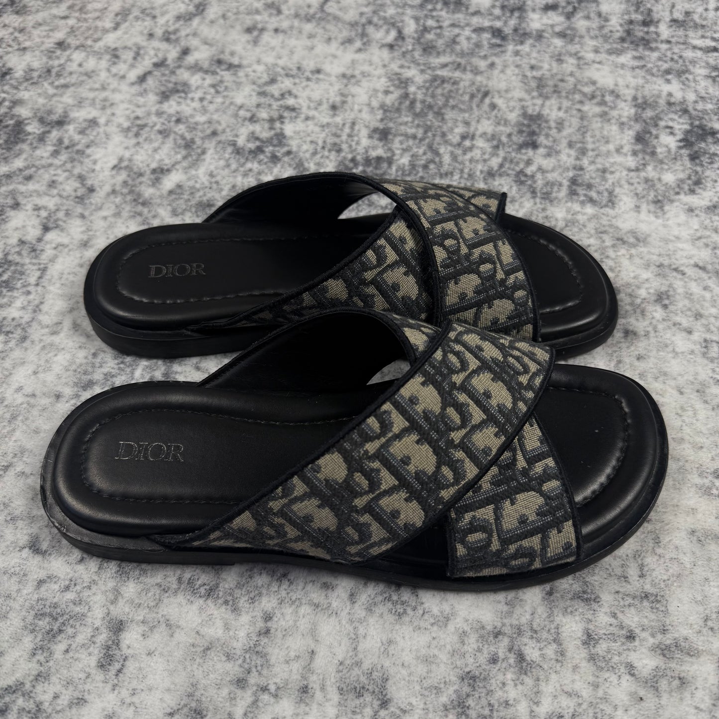 Dior Alias Oblique Monogram ‘Blue’ Sandals
