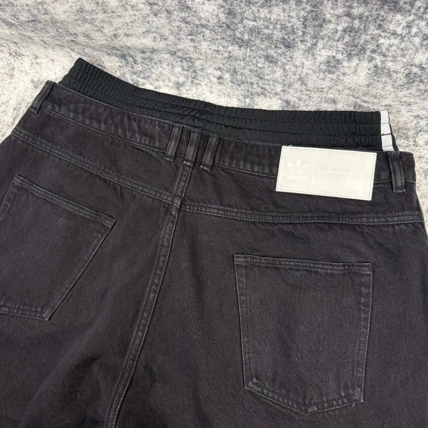 Adidas & KSENIASCHNAIDER Baggy Denim ‘Black’ Jeans