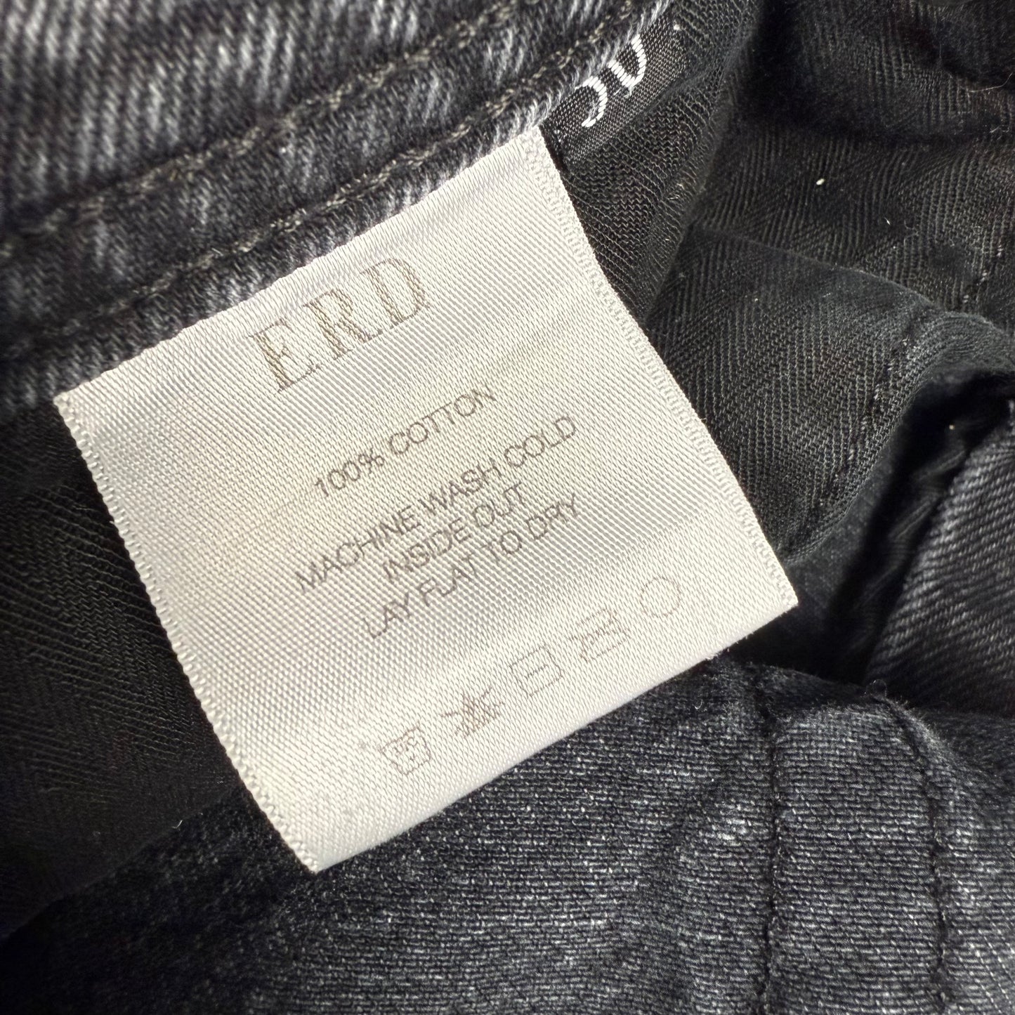 Enfants Riches Déprimés 2023A/W Distressed Burn ‘Black’ Jeans