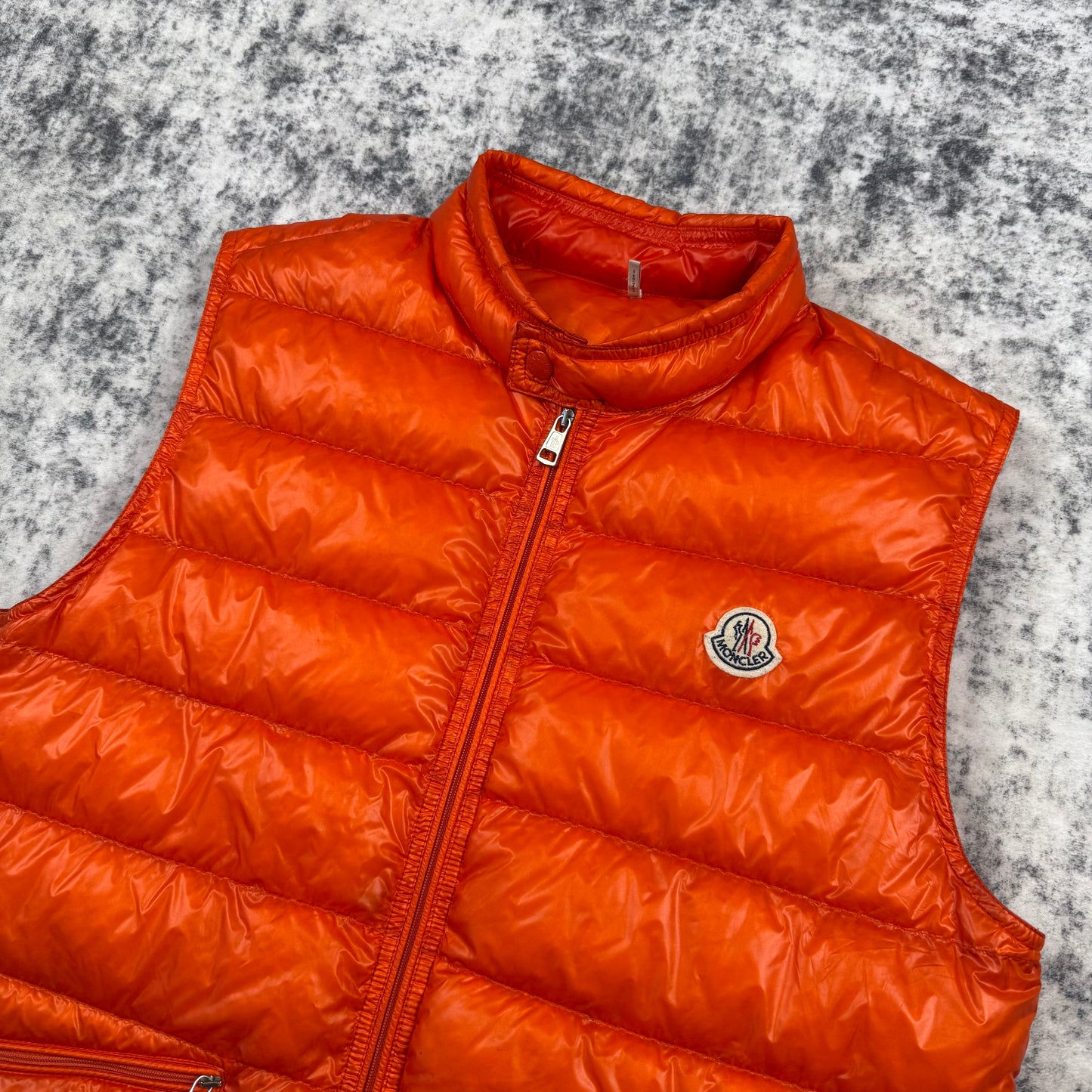 Moncler Gilet Gui ‘Orange’ Puffer Vest
