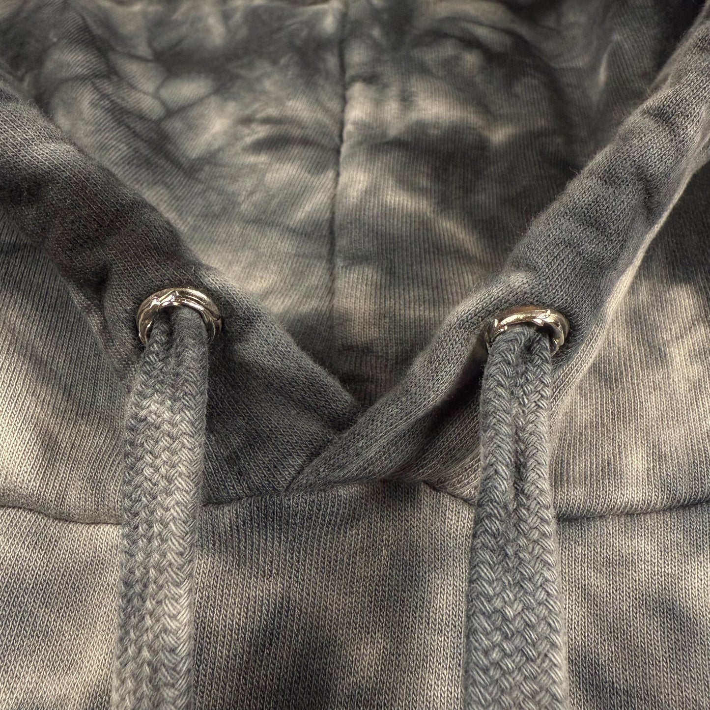 Chrome Hearts Tie-Dye ‘Black&White’ Horseshoe Hoodie