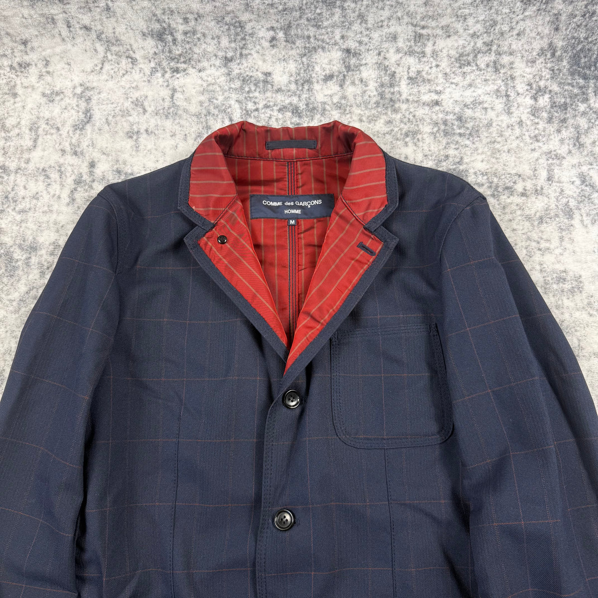 Comme des Garçons Homme SS2006 Windowpane Check Blazer & Trousers Set