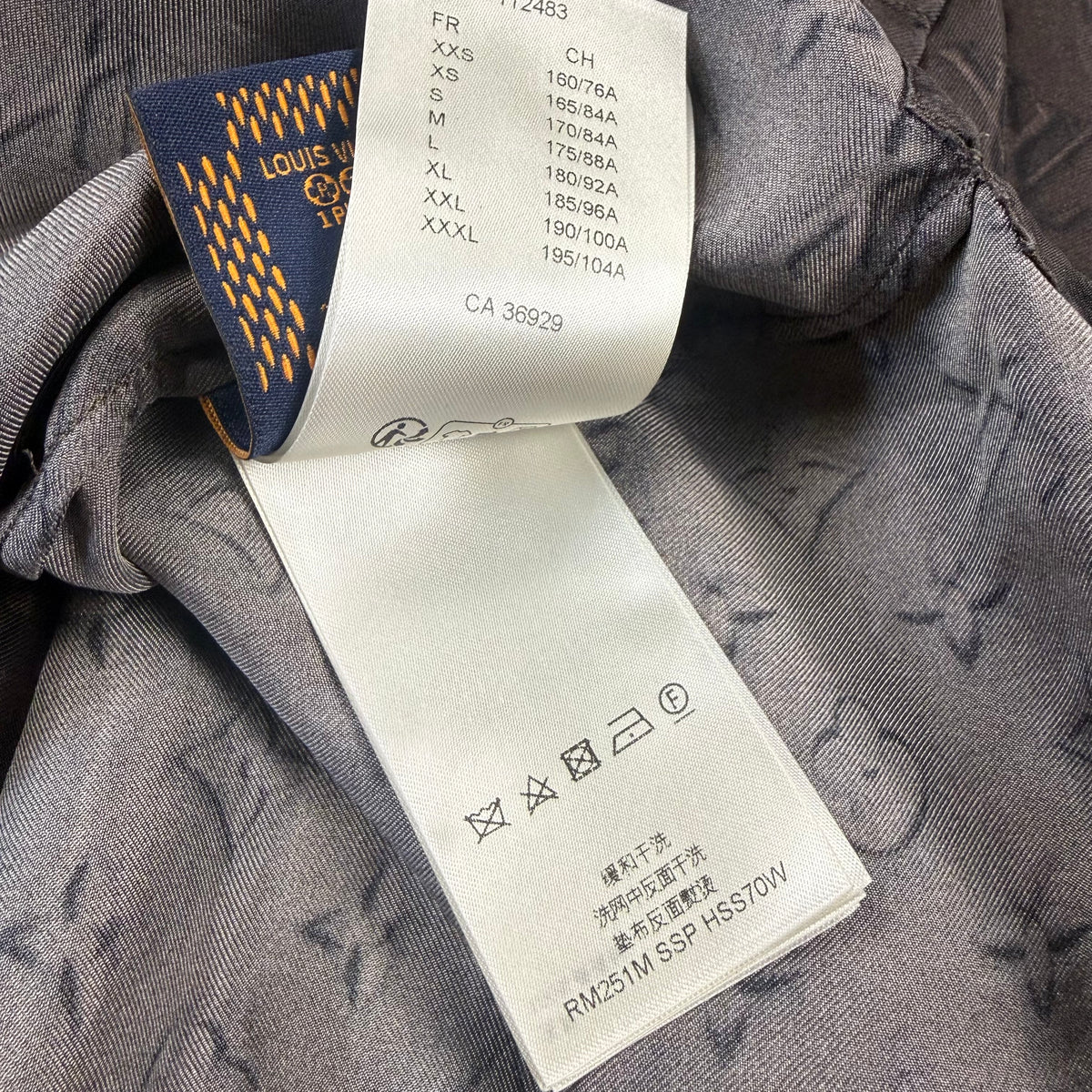Louis Vuitton Printed Monogram Short-Sleeved Silk Shirt