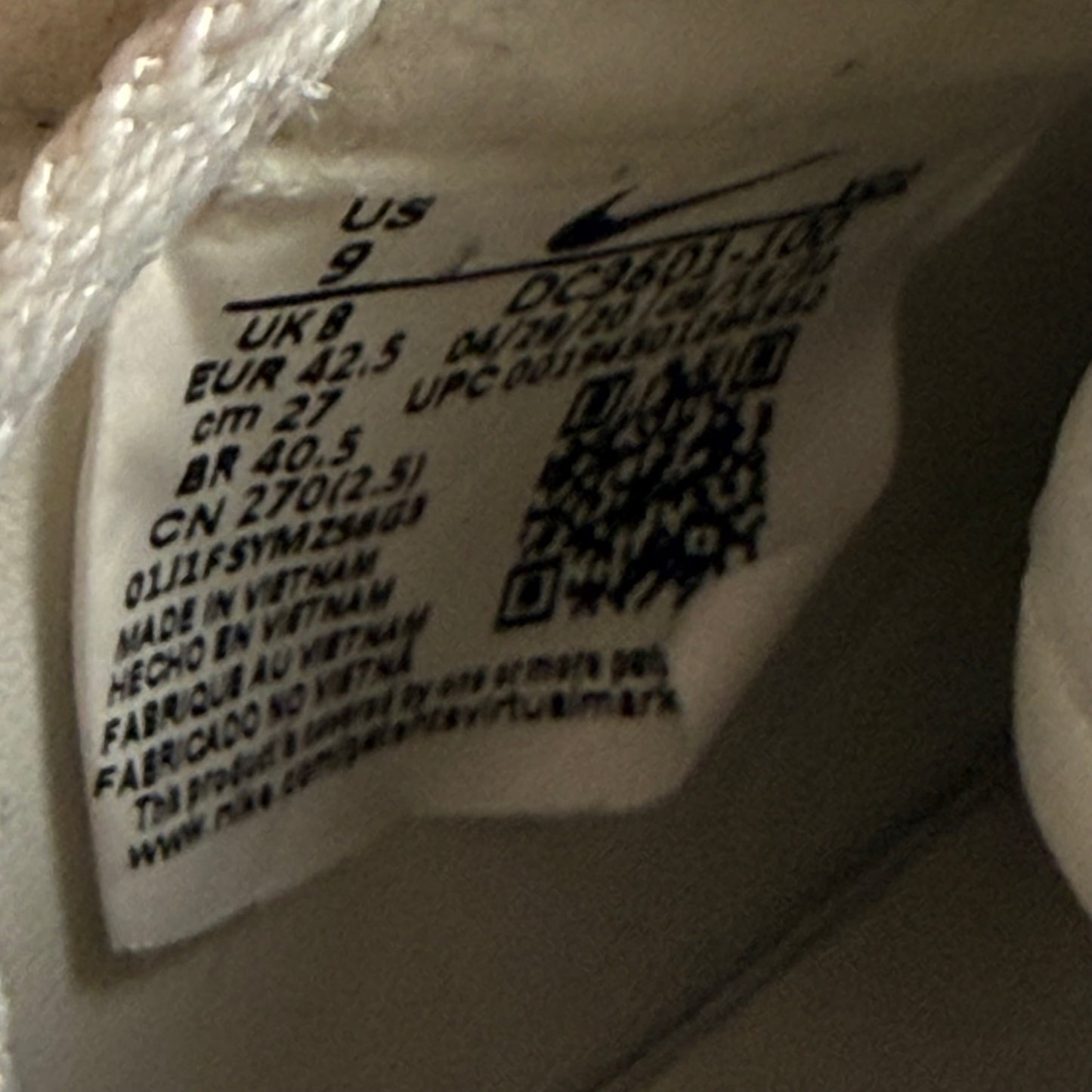 Comme des Garçons x Nike 'Triple White' Air Force 1 Mid