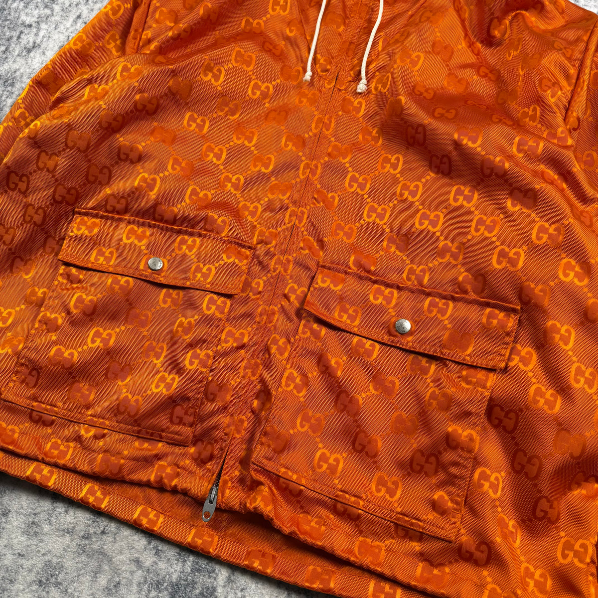 Gucci GG Of The Grid  ‘Orange’ Jacket