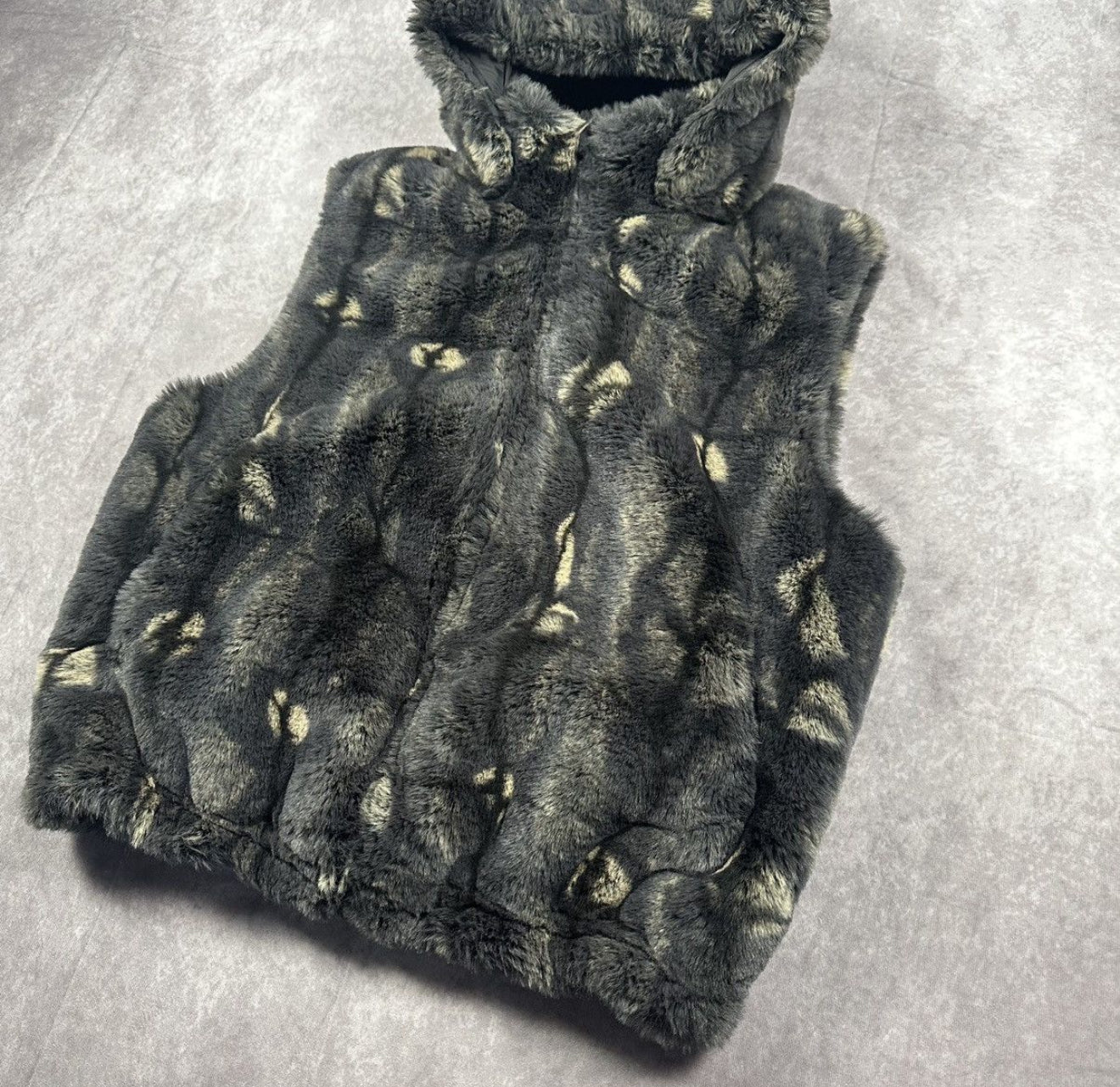 Supreme Faux Fur Hooded Vest