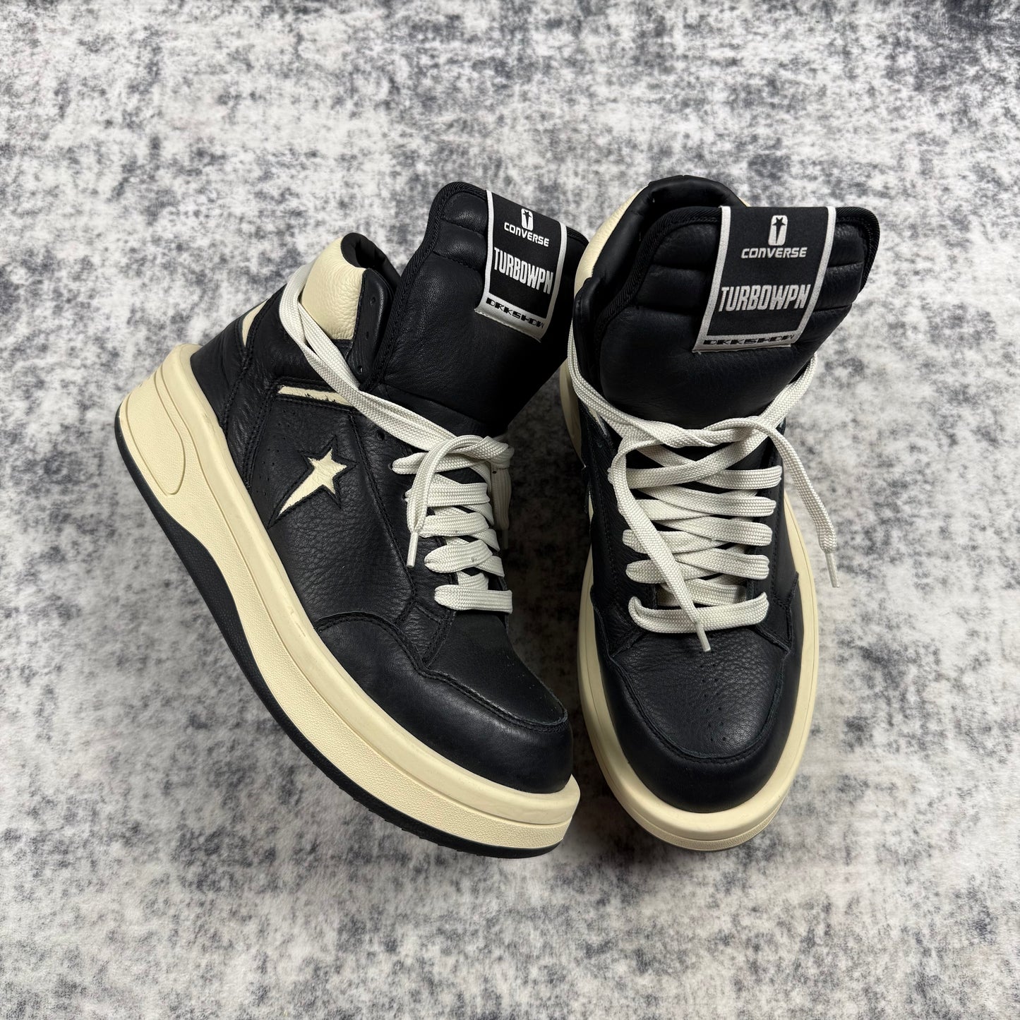 Rick Owens x Converse DRKSHDW TURBOWPN ‘Black/Milk’ Shoes