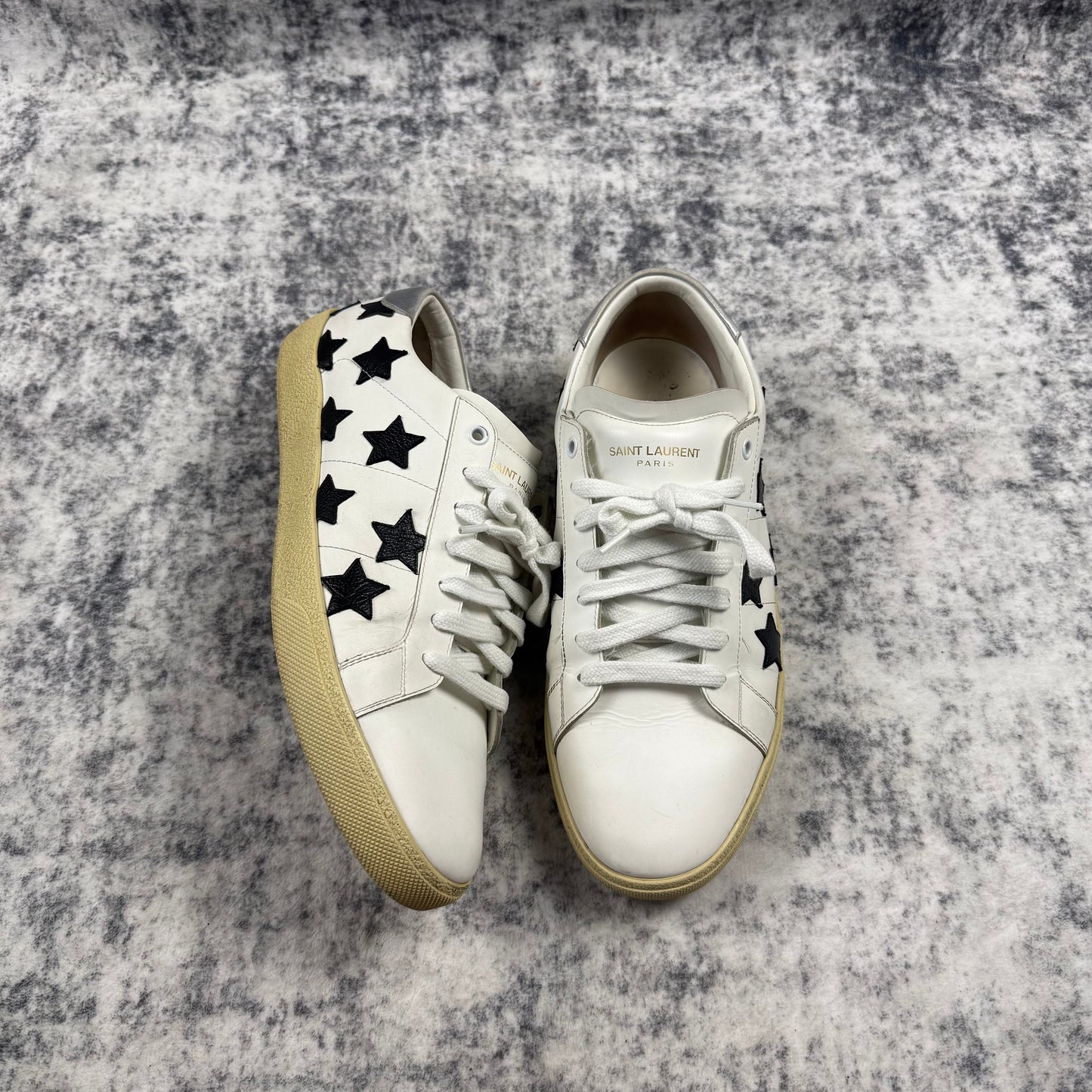 Saint Laurent Star ‘Black/White’ Low Shoes