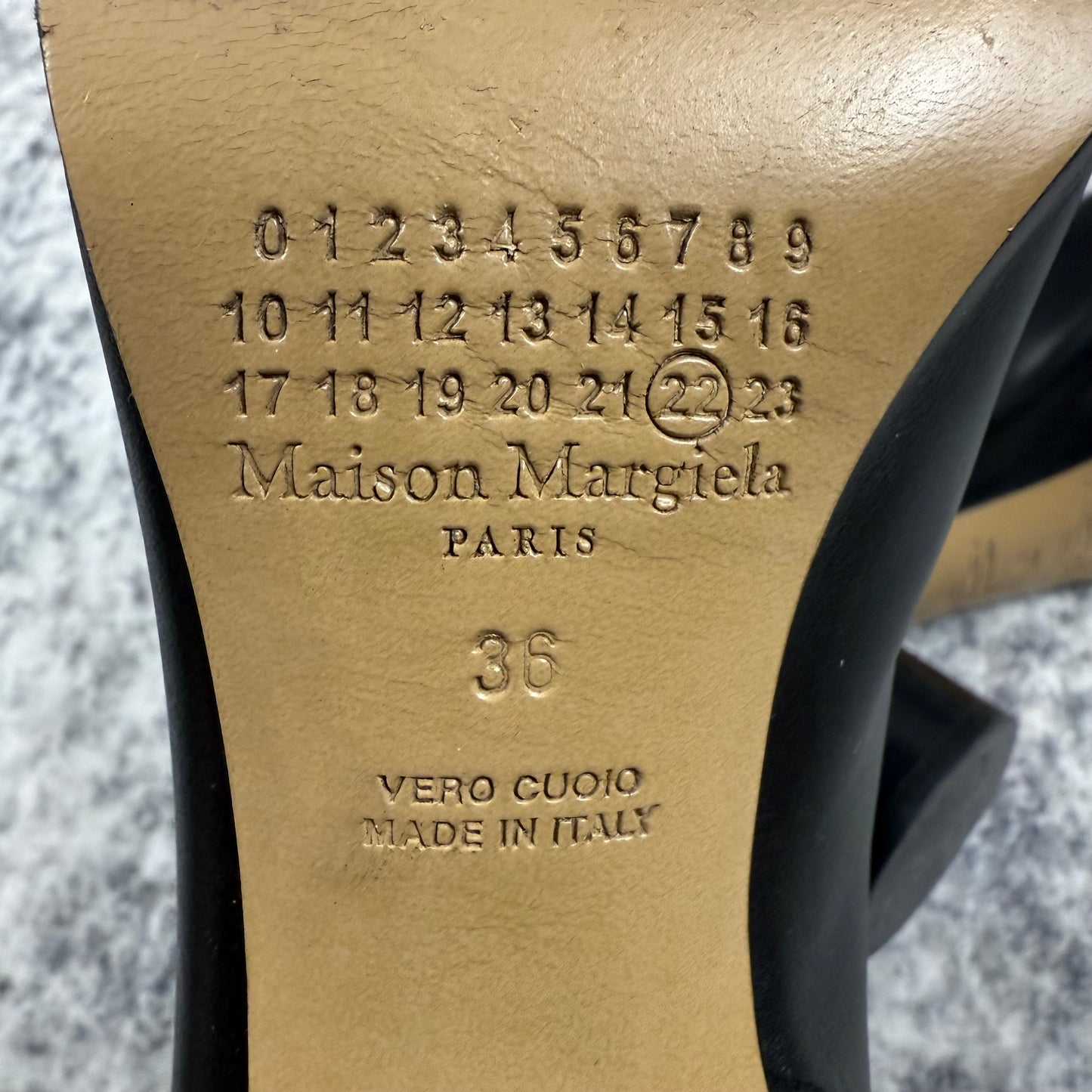 Maison Margiela Tabi Leather Ankle ‘Black’ Boots