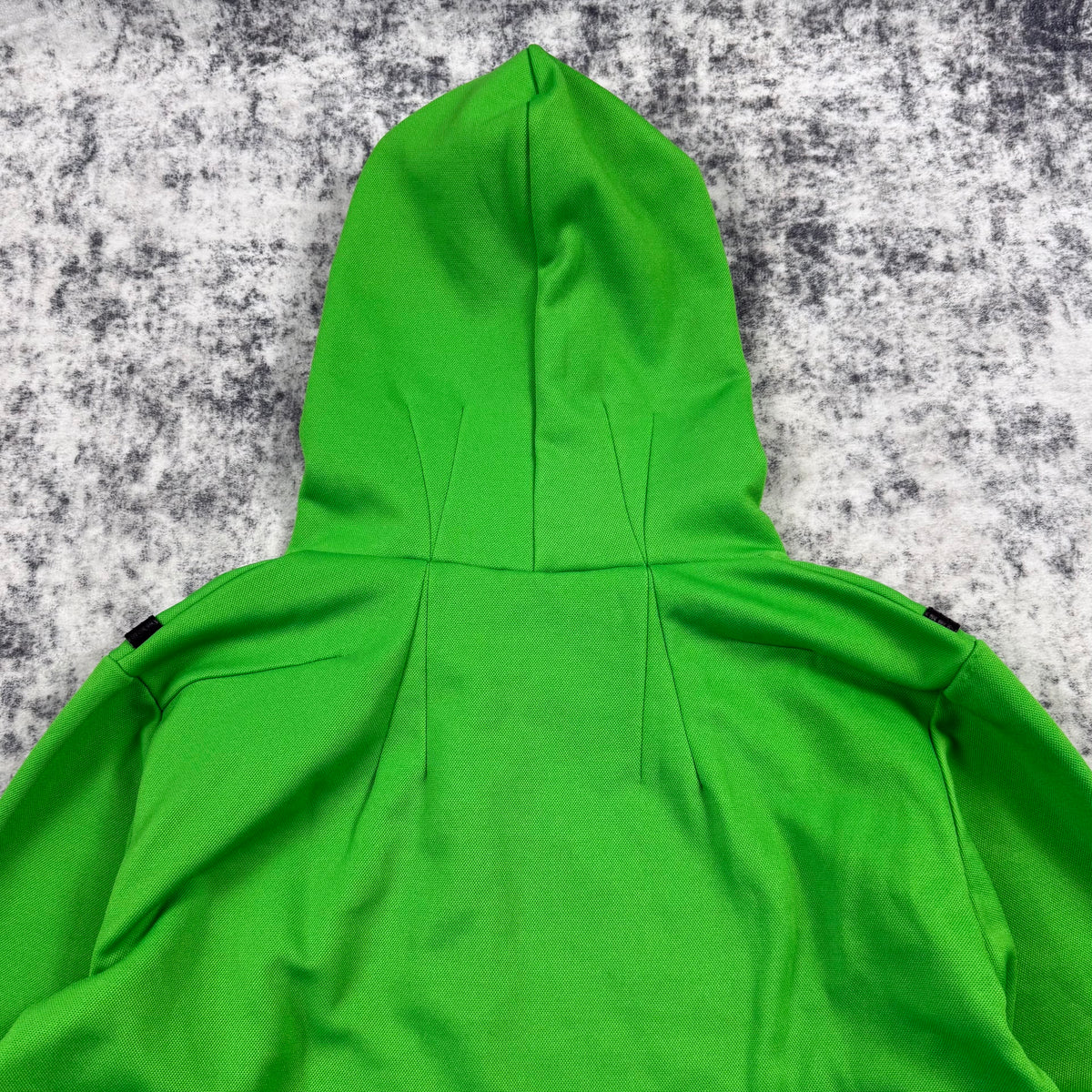 Dior Homme AW03 by Hedi Slimane Luster Neon Green Runway Hoodie