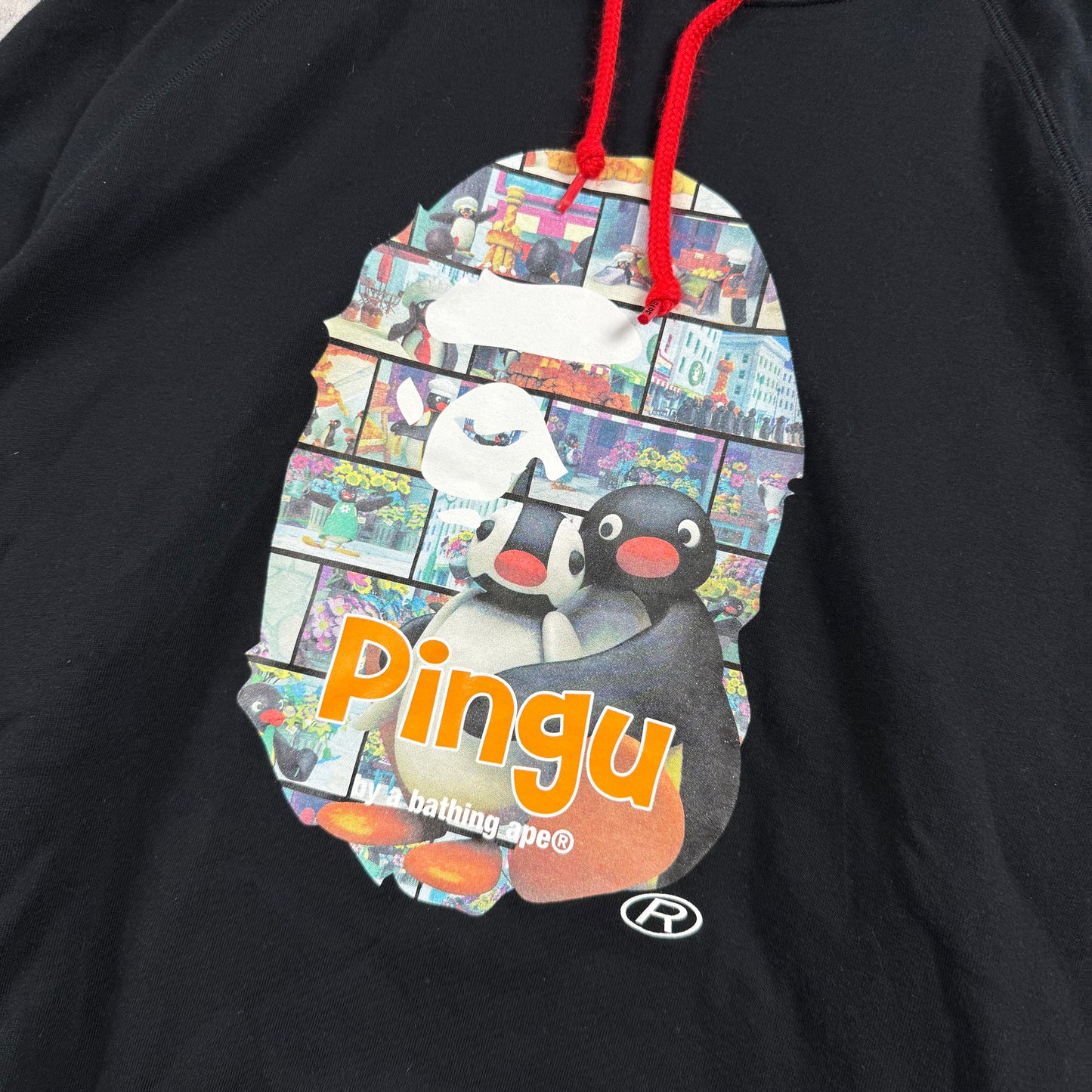 BAPE x Pingu Ape Face Logo ‘Black’ Hoodie