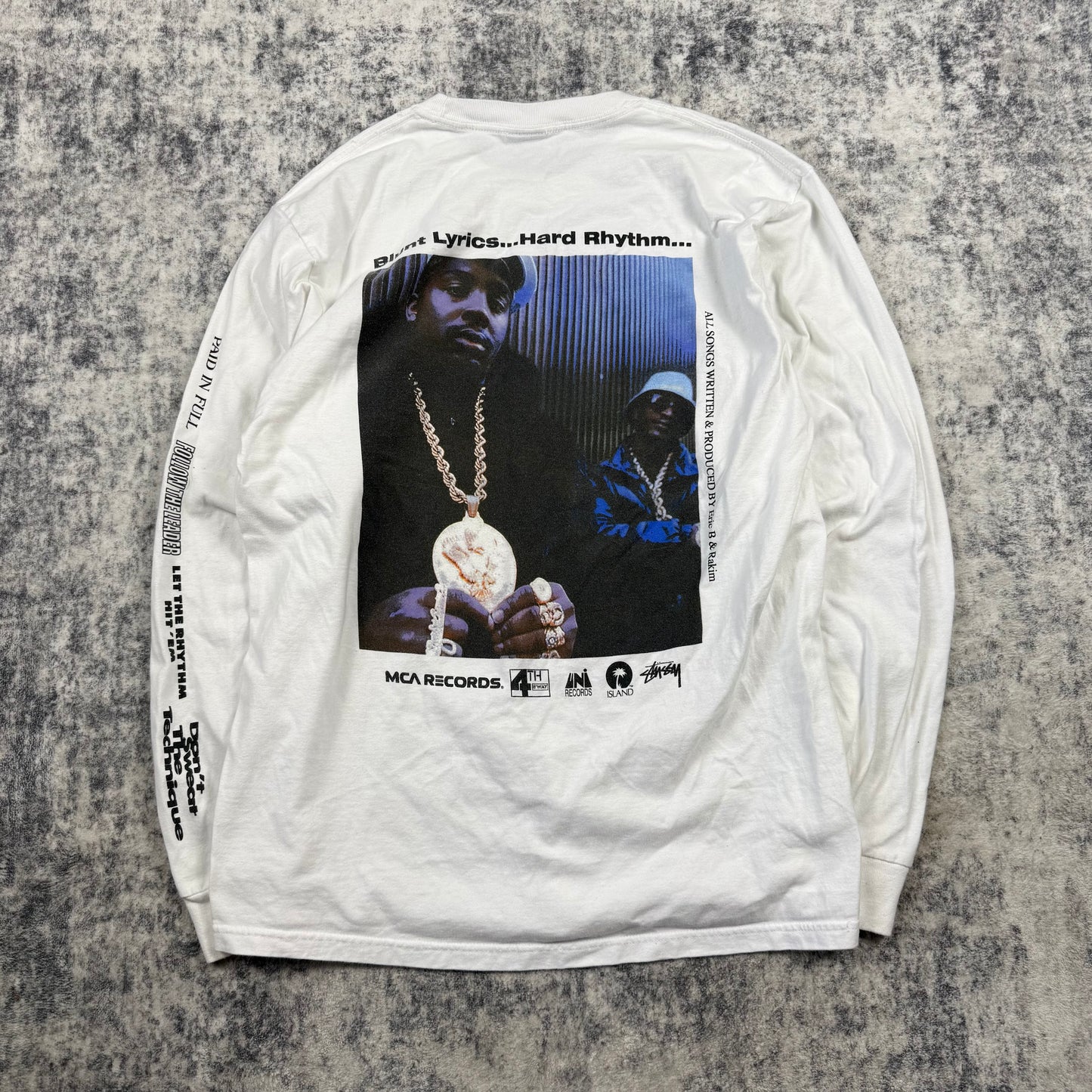 Stüssy x Eric B. & Rakim “Paid In Full” Long Sleeve