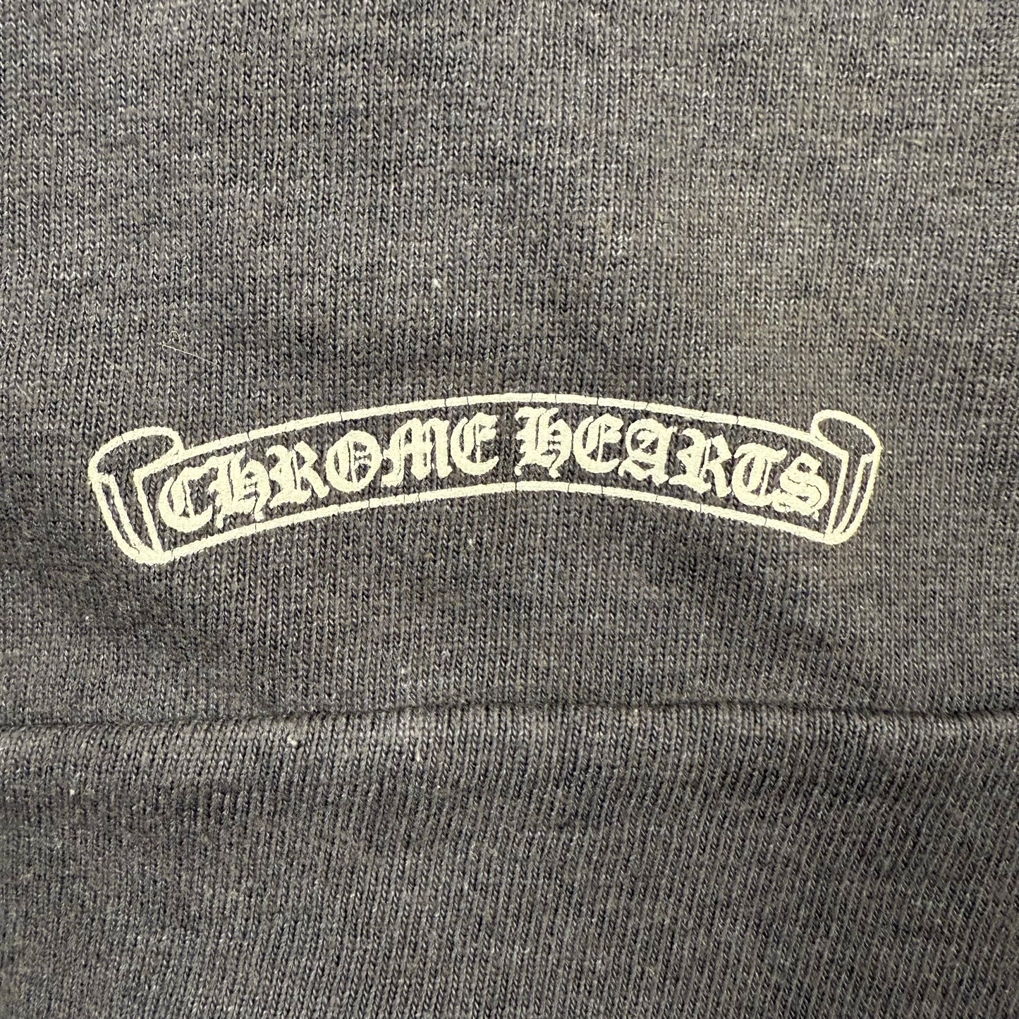 Chrome Hearts Vintage Horseshoe ‘Grey’ Zip Hoodie