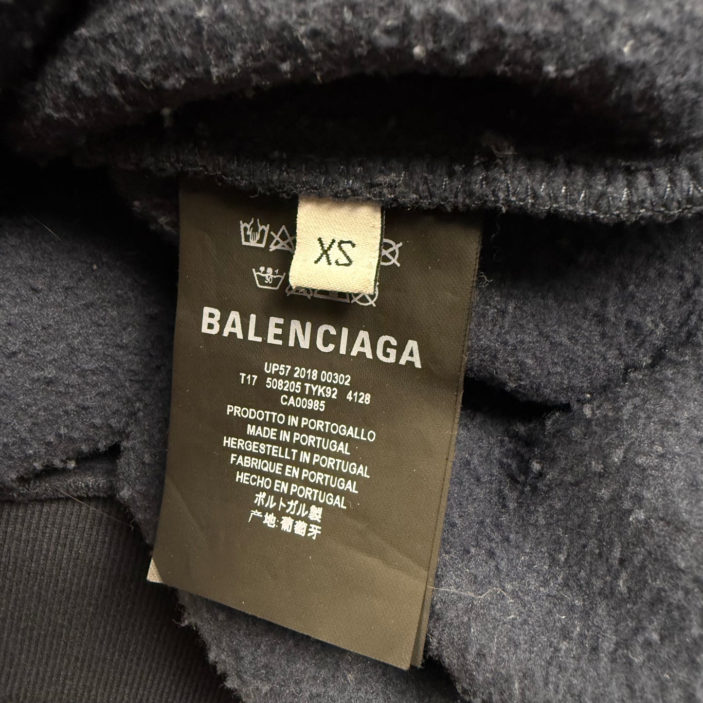 Balenciaga Big Logo ‘Navy’ Hoodie