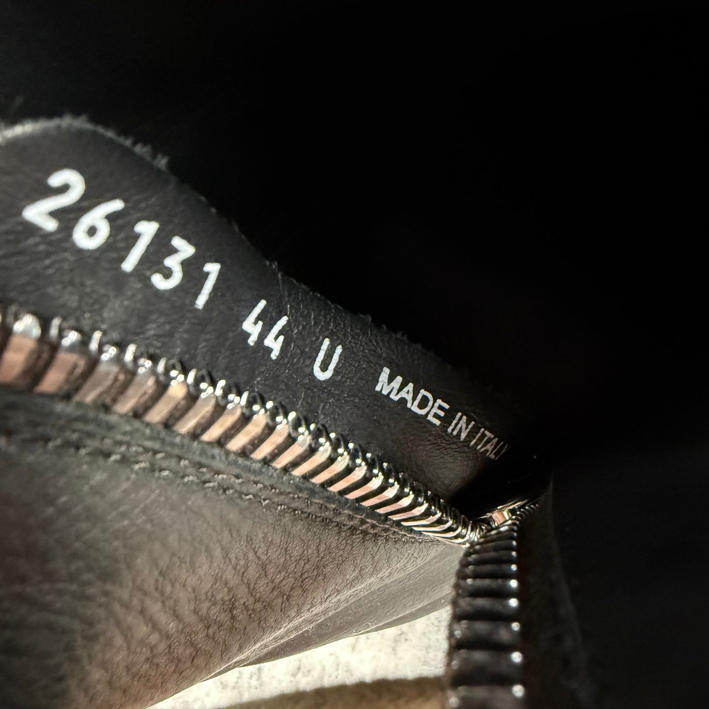 Rick Owens Mainline Leather ‘Black’ Ramones