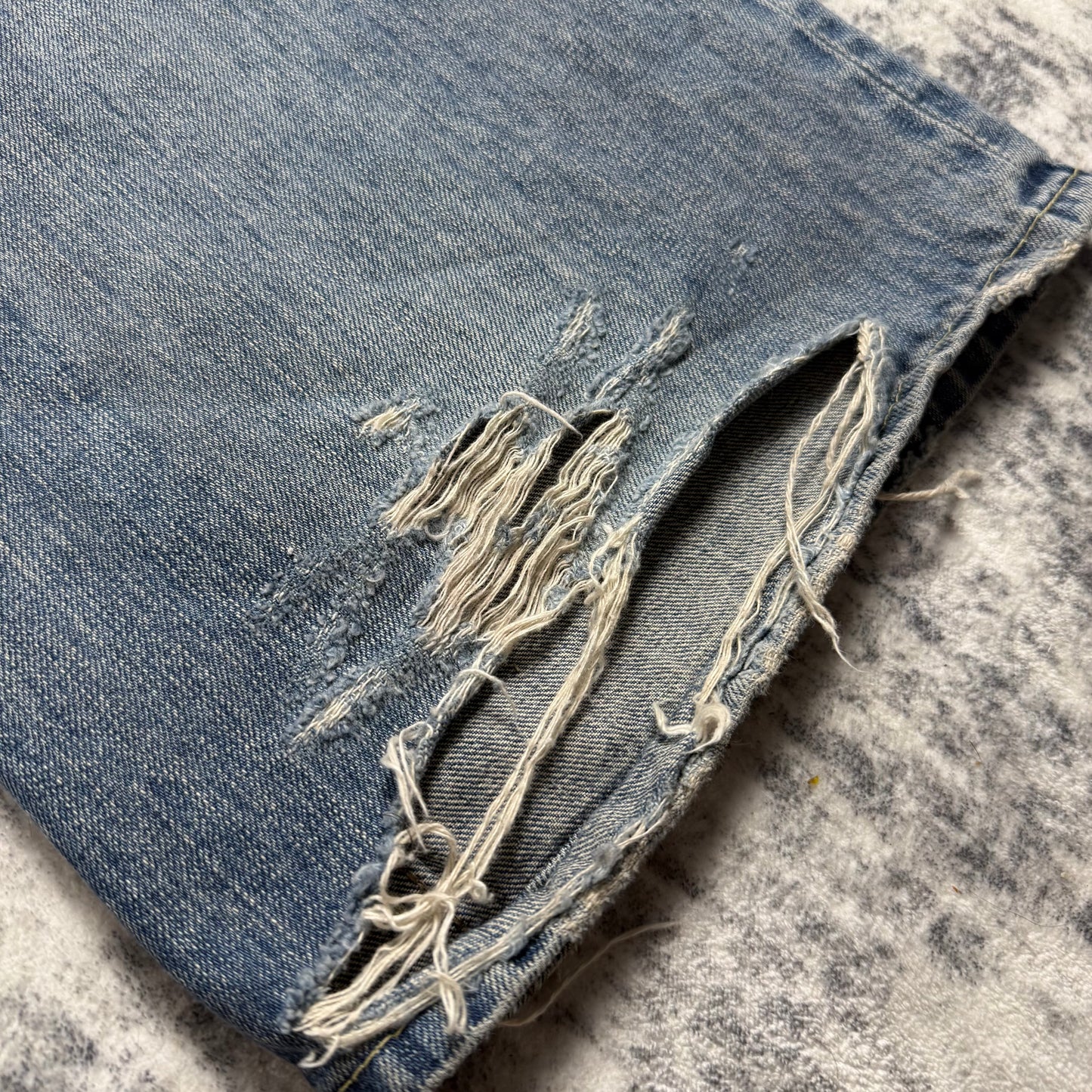 Balenciaga Low-Rise Flared Denim ‘Blue’ Jeans