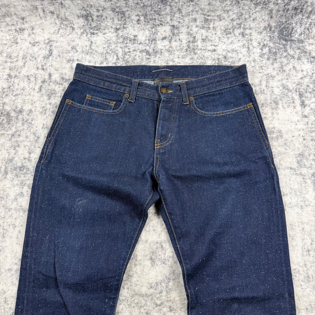 Saint Laurent Paris Étienne Dark Stonewash Denim Jeans