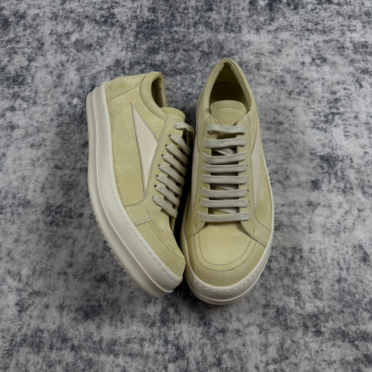 Rick Owens Suede Vintage ‘Butter/Milk’ Shoes
