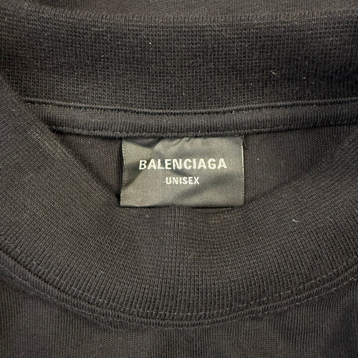Balenciaga 3B Logo Black T-Shirt