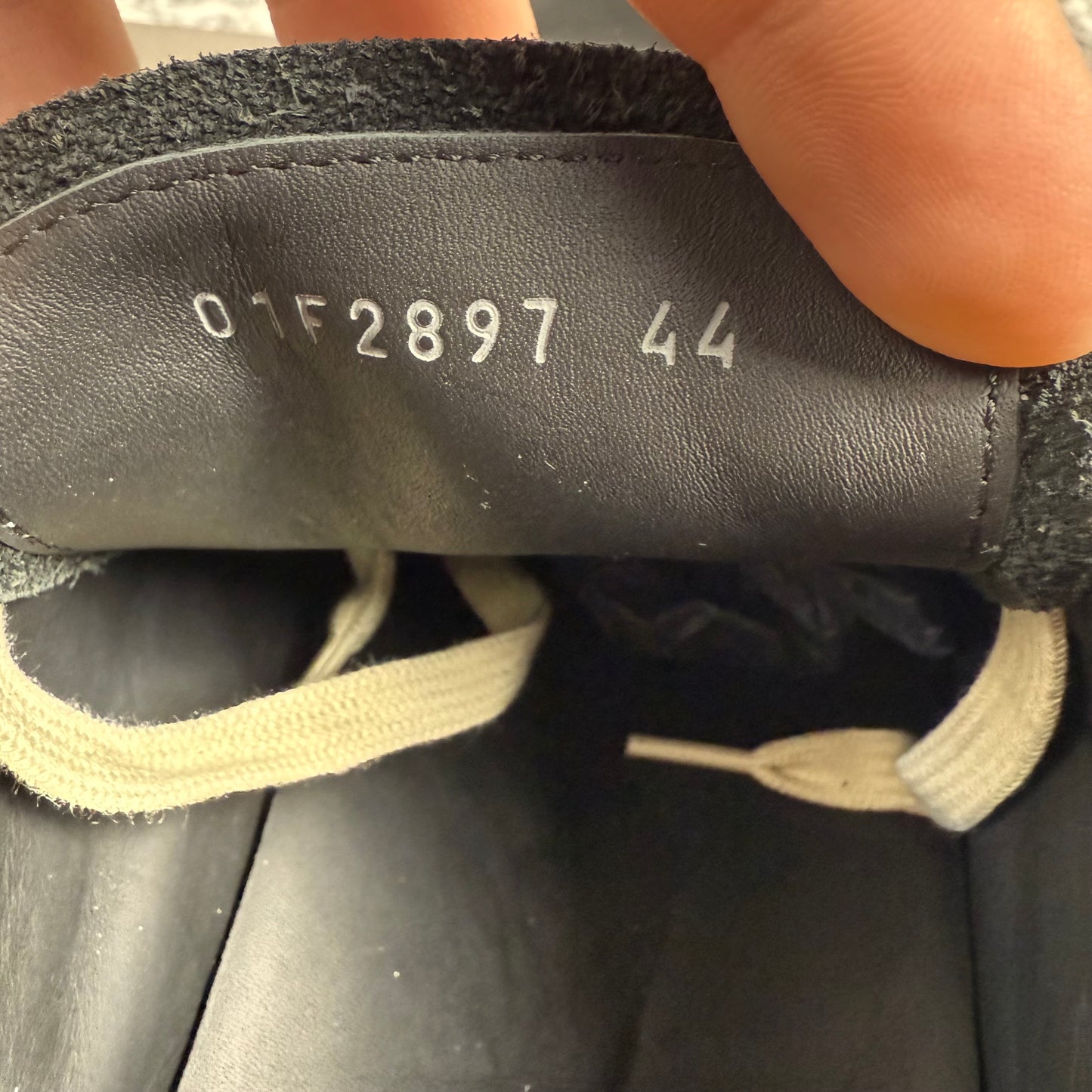 Rick Owens Vintage Vans Leather ‘Black’ Shoes
