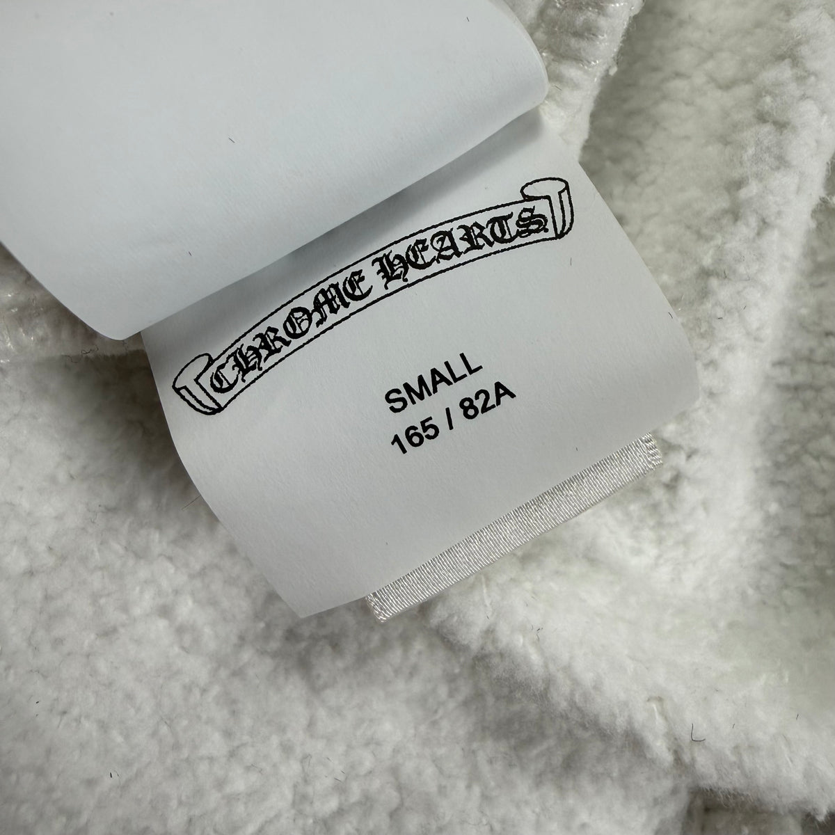 Chrome Hearts Leather Cross Patch ‘White’ Crewneck