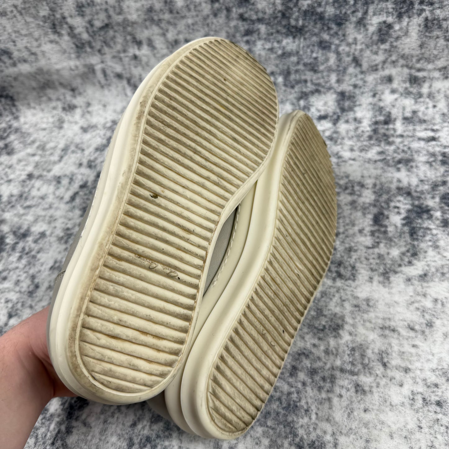 Rick Owens Vintage Vans Leather ‘Pearl’ Shoes