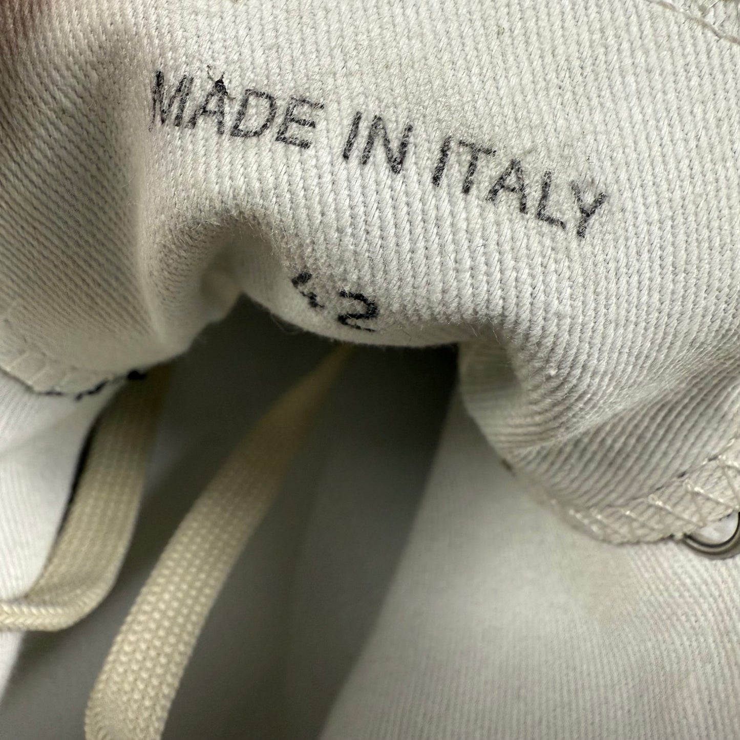 Maison Margiela Vandal Tabi High Top Canvas Sneakers